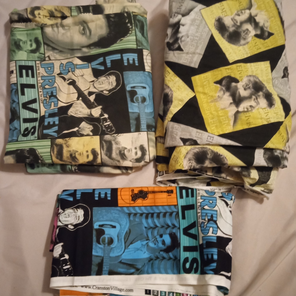 Elvis Presley Themed Cranston Fabric Bundle